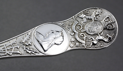 Queen Victoria Diamond Jubilee Antique Silver Spoon - 1837-1897
